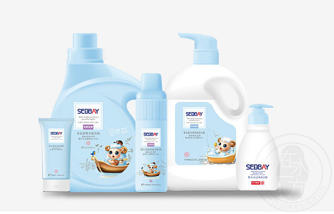 在水一方 蘊(yùn)愛兒童洗護(hù)用品的詩意包裝設(shè)計(jì)